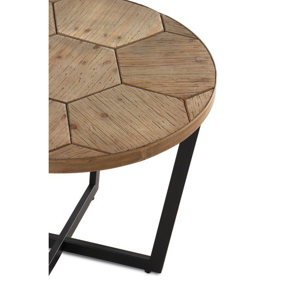 Mustast rauast konstruktsiooniga konverentsilaud , ⌀ 59 cm Honeycomb - Geese-image-3