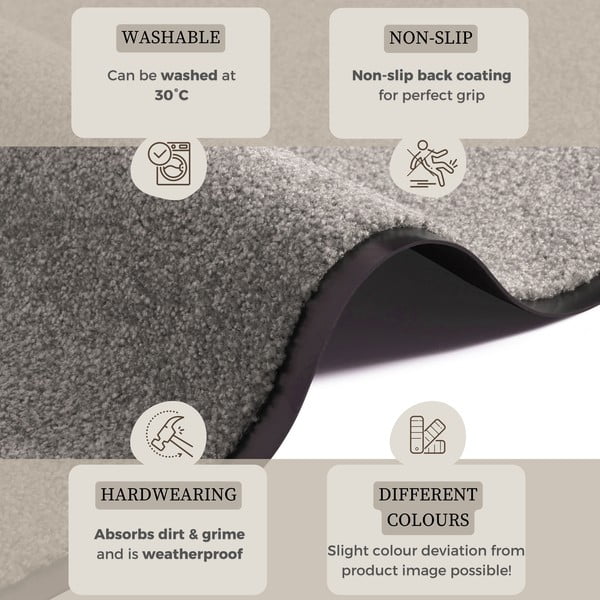 Matt 60x40 cm Wash and Clean - Hanse Home-image-4