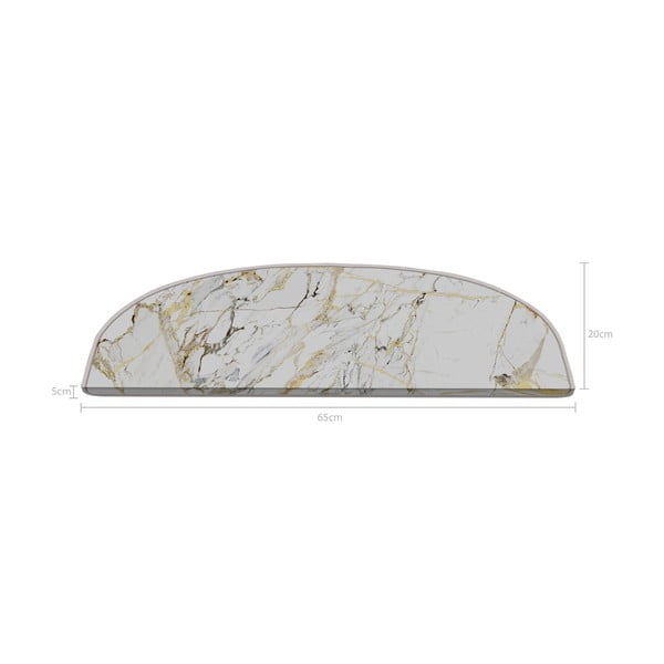 Valged trepivaibad 16 tk komplektis 20x65 cm Marble Art - Vitaus-image-2