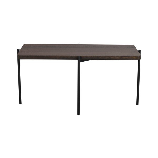 Pruunist saarepuust kohvilaud 95 x 50 cm Shelton - Rowico