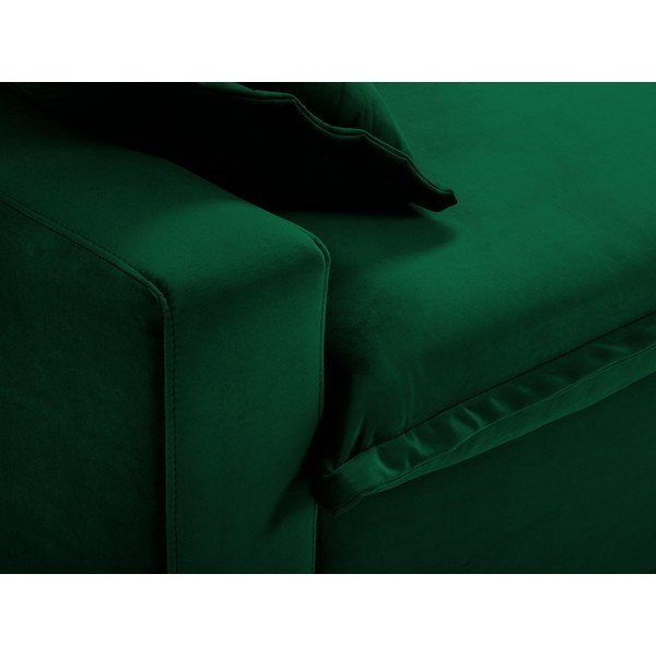 Tmavě zelená rozkládací pohovka Kooko Home Mezzo-image-1