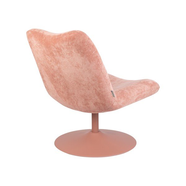 Roosa sametist tugitool Bubba - Zuiver-image-4