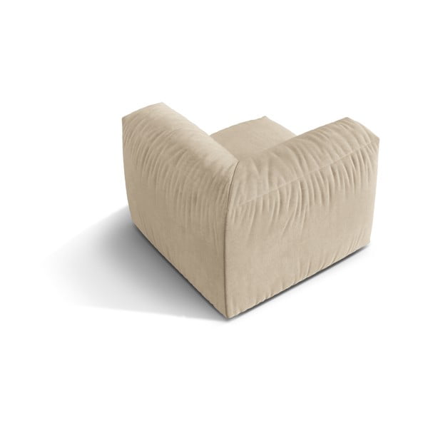 Beež-kreem bukleekangast diivanimoodul (muutuv nurk) Martina - Micadoni Home-image-2