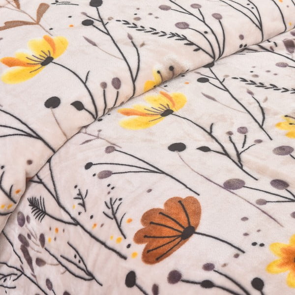 Üheinimese mikrofliisist voodipesu 140x200 cm Valentina – My House-image-1