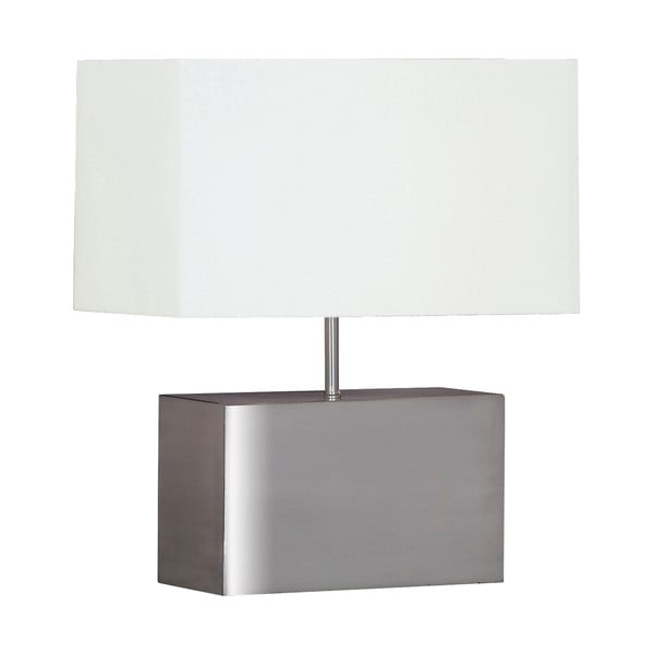 Moderní stolní lampa Abazur, bílá