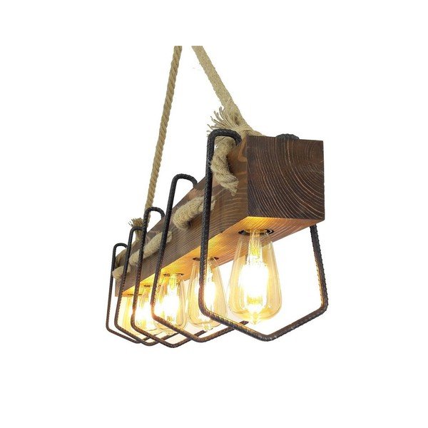 Männipuidust rippvalgusti Jason - Opviq lights-image-1