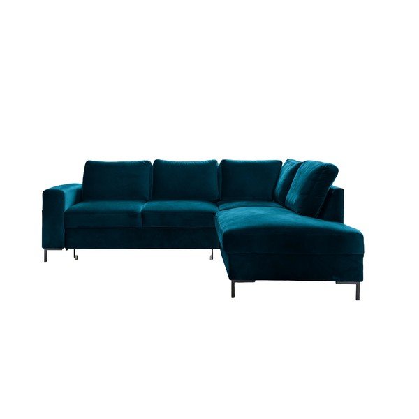 Türkiissinine sametist nurgadiivan (paremas nurgas) Lofty Lilly - Miuform