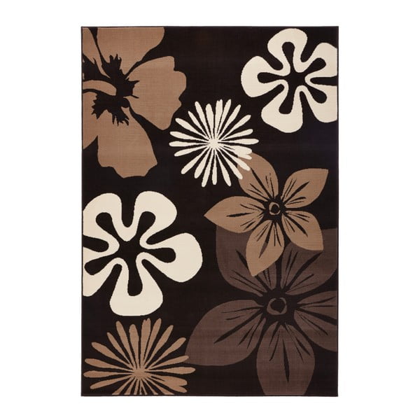 Koberec Hanse Home Gloria Flower Brownie, 160 x 230 cm