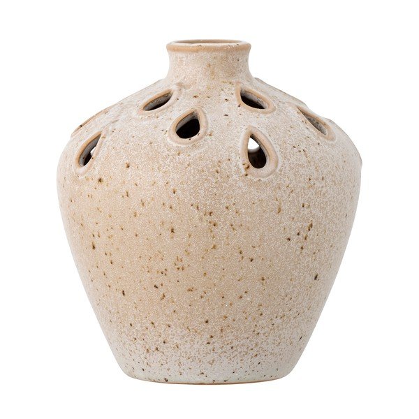 Beež kivikeraamikast vaas (kõrgus 15 cm) Minel - Bloomingville