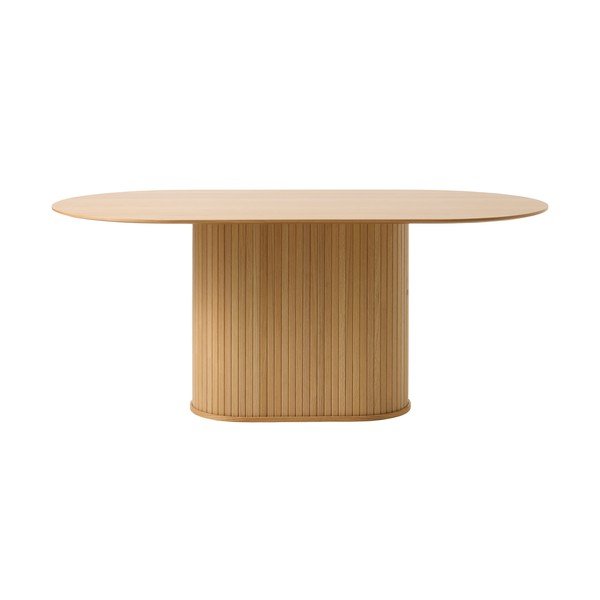 Tammedekooriga söögilaud 95x180 cm Nola - Unique Furniture-image-4
