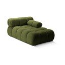 Roheline bukleekangast diivanimoodul (parem nurk) Bellis - Micadoni Home