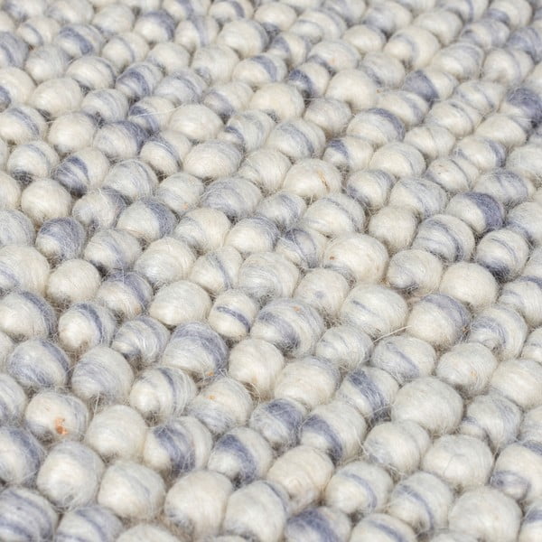 Helesinine käsitsi kootud villaseguga vaip 160x230 cm Minerals - Flair Rugs-image-4