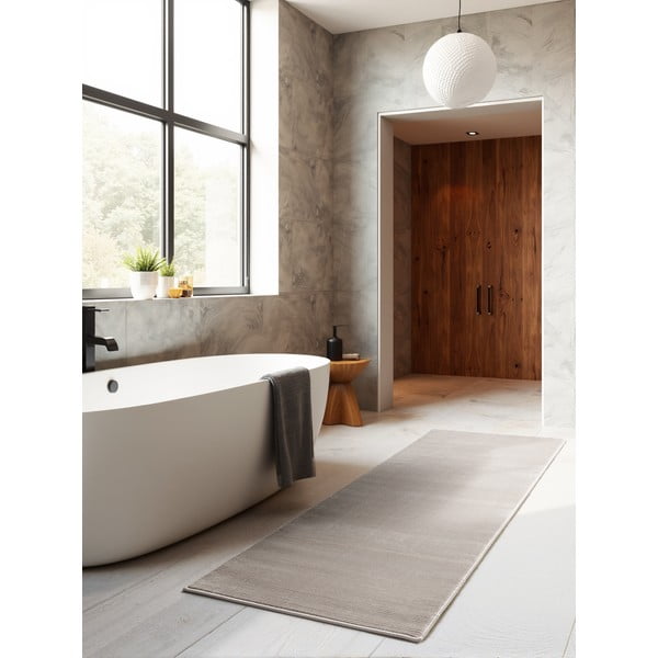 Hall-kreem vaip 80x240 cm Perles Dolomite – Elle Decoration-image-3