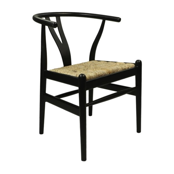 Must mahagonist söögitool Wishbone - HSM collection-image-2