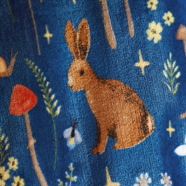 Sinine mikroplüüsist tekk 130x170 cm Enchanted Twilight Animals - Catherine Lansfield-image-2