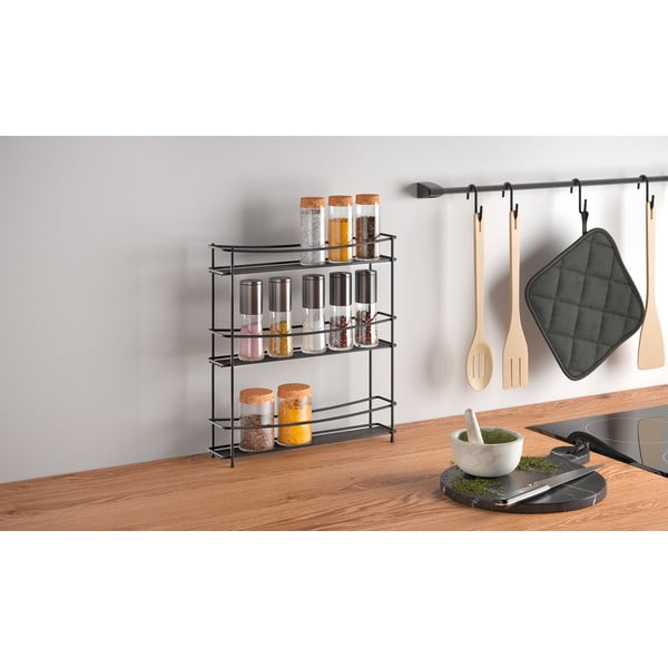 Must kolmetasandiline Lava vürtsiriiul Kumino - Metaltex-image-1