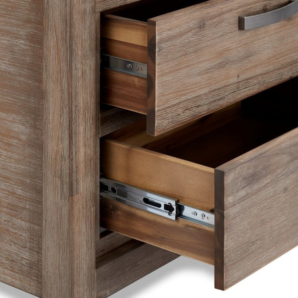 Knihovna z akáciového dřeva Furnhouse Alaska-image-3