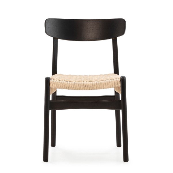 Mustad kummipuust söögitoolid, 2 tk komplekt Biel - MOME-image-3