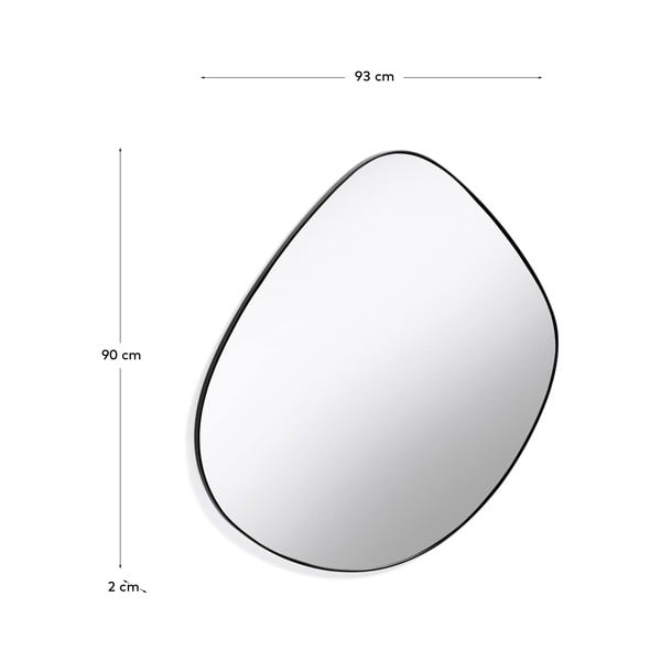 Seinapeegel 93x90 cm Anera - Kave Home-image-4