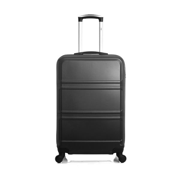 Černý cestovní kufr na kolečkách Hero Utah, 60 l