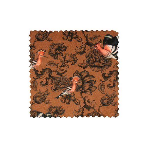 Mustade lilleliste detailidega pouf Sara - WOOOD-image-2