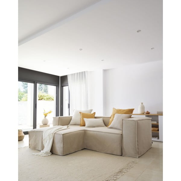 Linane padjakate 45x45 cm Blok - Kave Home-image-4