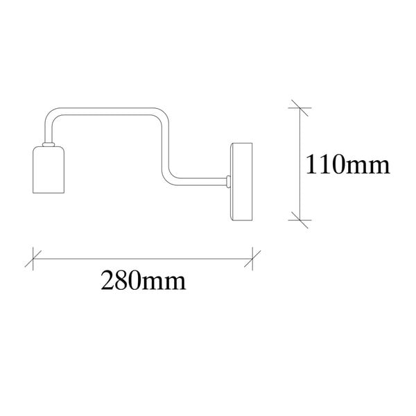 Must metallist seinalamp Opviq lights Isidora - Opviq lights-image-3