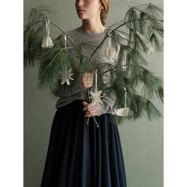 Paberist jõulukaunistused 4tk komplektis 6,5 cm Kazary - Blomus-image-1