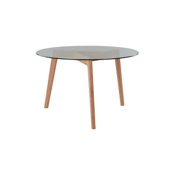 Ümmargune tammepuust söögilaud ø 120 cm Malevik - Jotex