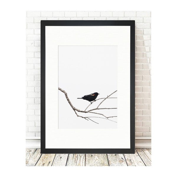 Plakat 24x29 cm Bird on the Branch - Tablo Center-image-1