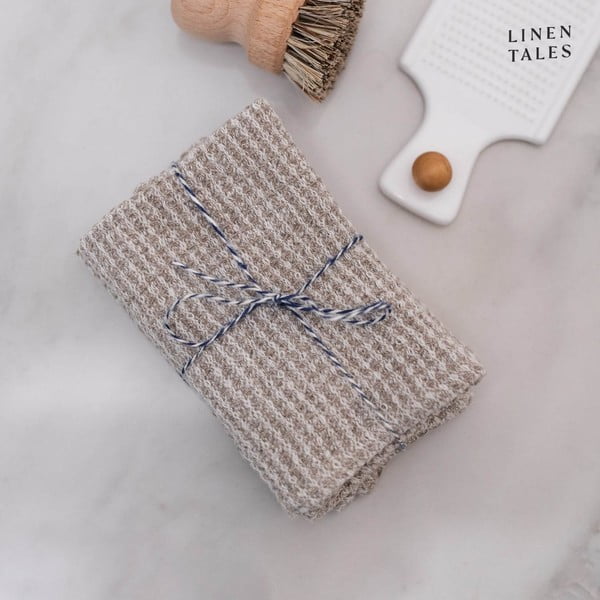 Linased rätikud 2 tk 26x26 cm komplektis - Linen Tales-image-4