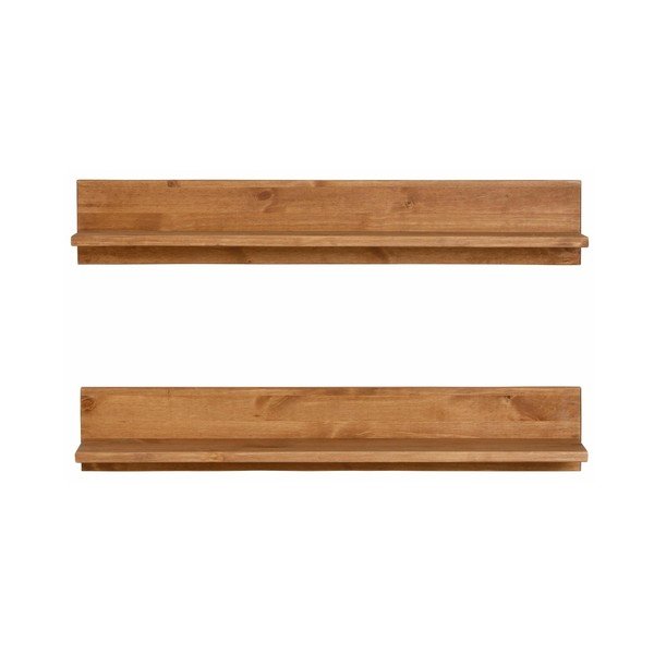 Nástěnná polička z masivního borovicového dřeva Støraa Salento-image-1