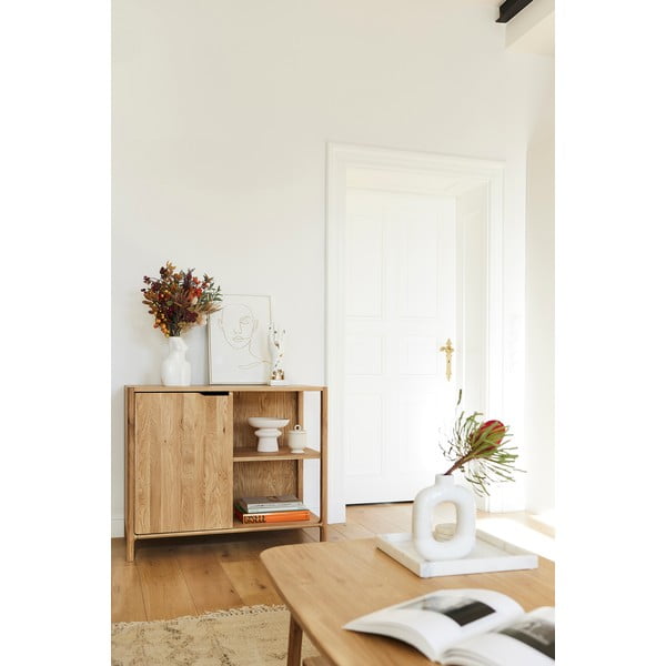 Tammepuidust kapp 95x80 cm Twig - The Beds-image-4