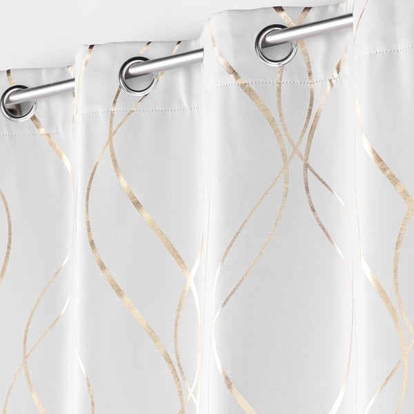 Valge pimendav kardin 135x240 cm Elise - douceur d'intérieur-image-1