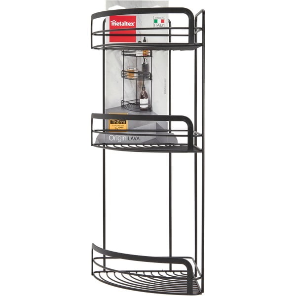 Must kolmetasandiline vannitoa nurgariiul Origin - Metaltex-image-2