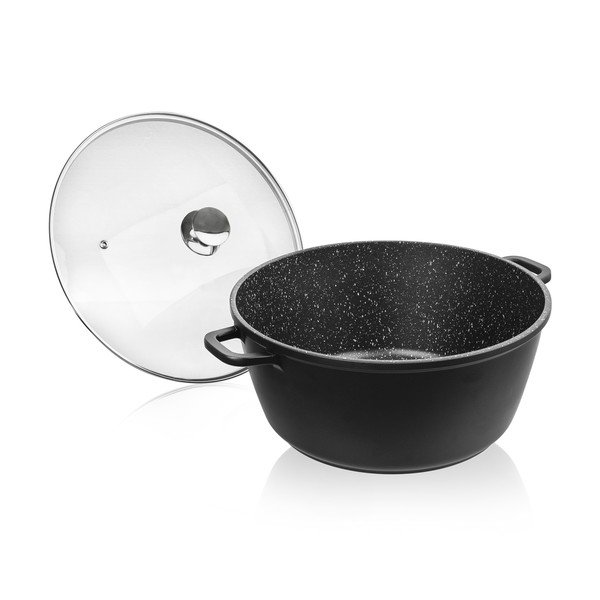 Alumiiniumist poti klaasist kaanega , ø 32 cm Grande - Orion-image-3