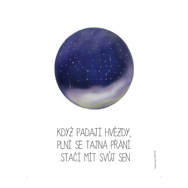 Plakát Hezký svět Hvězdy, 50 x 40 cm