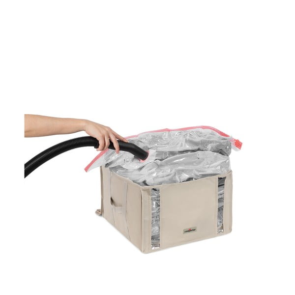 Vaakumkangast riiete hoiukast 42x40x25 cm Life – Compactor-image-3