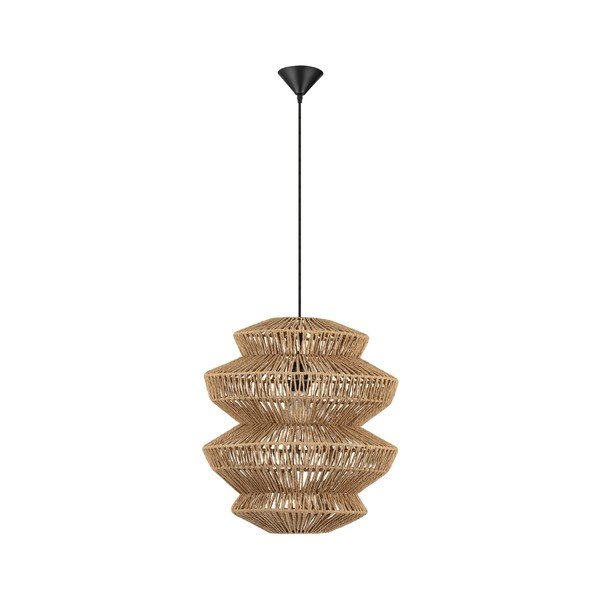 Naturaalse värviga köiest ripplamp, läbimõõduga 40 cm Nua - Nova Luce