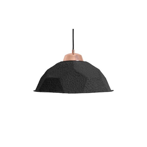 Černé závěsné světlo Custom Form Celulo, průměr 35 cm