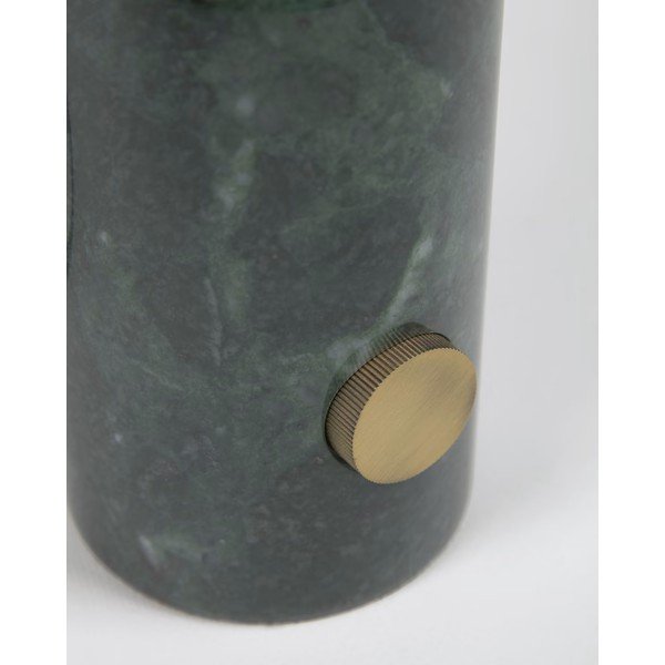 Roheline klaasvarjuga laualamp (kõrgus 29 cm) Lonela - Kave Home-image-3