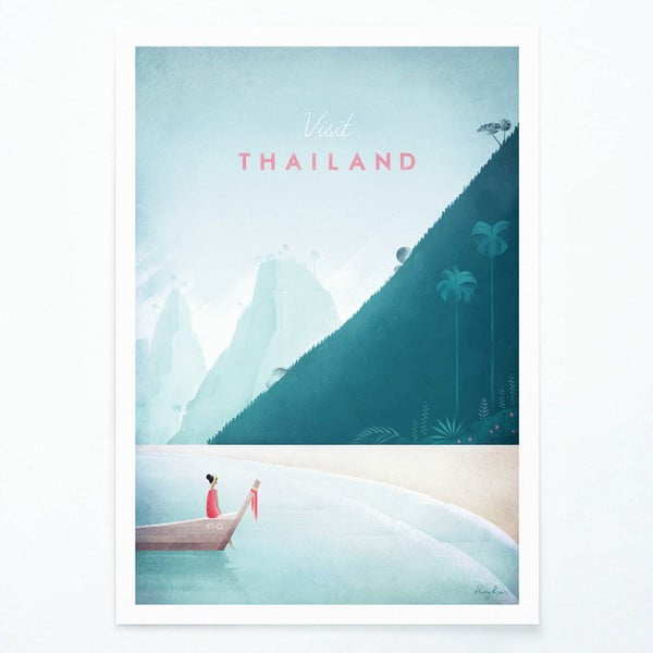 Plakat , 30 x 40 cm Thailand - Travelposter