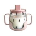 Pink Baby Mug Grow With Your Cup Grow with Your Cup - Design Letters