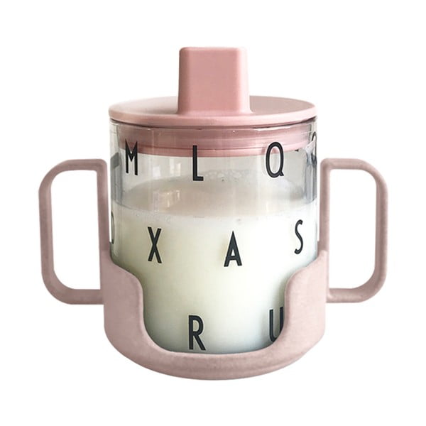 Pink Baby Mug Grow With Your Cup Grow with Your Cup - Design Letters