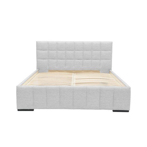 Světle šedá dvoulůžková postel Mazzini Beds Dream, 180 x 200 cm-image-1