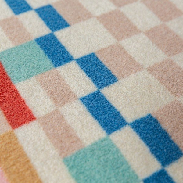 Villaseguga jooksja 80x300 cm Checkered Border - Flair Rugs-image-2