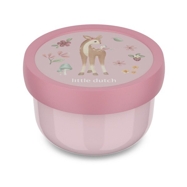 Heleroosa plastmassist laste suupistekarp Fairy Garden - Mepal