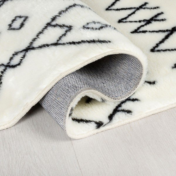 Valge pestav vaip 120x170 cm Adil - Flair Rugs-image-2