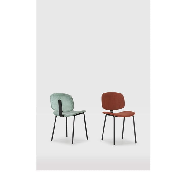 Burgundia värvi söögitoolid 2tk komplektis Arus - Marckeric-image-1