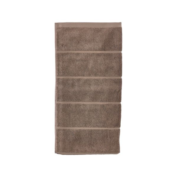 Helepruun frotee-puuvillane rätik 50x100 cm Sauna - Zone